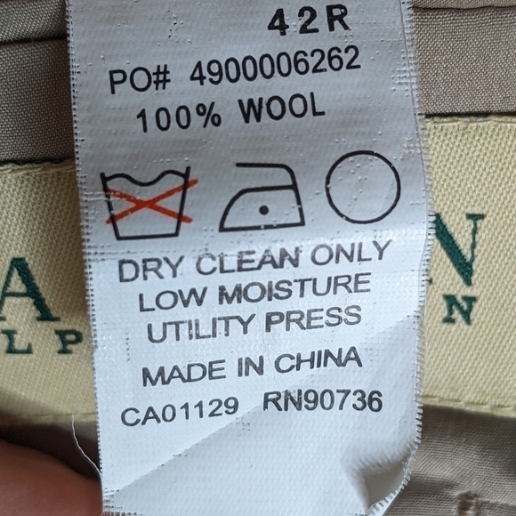 Lauren Ralph Lauren Wool Sport Coat 42 Reg Brown - Picture 3 of 5